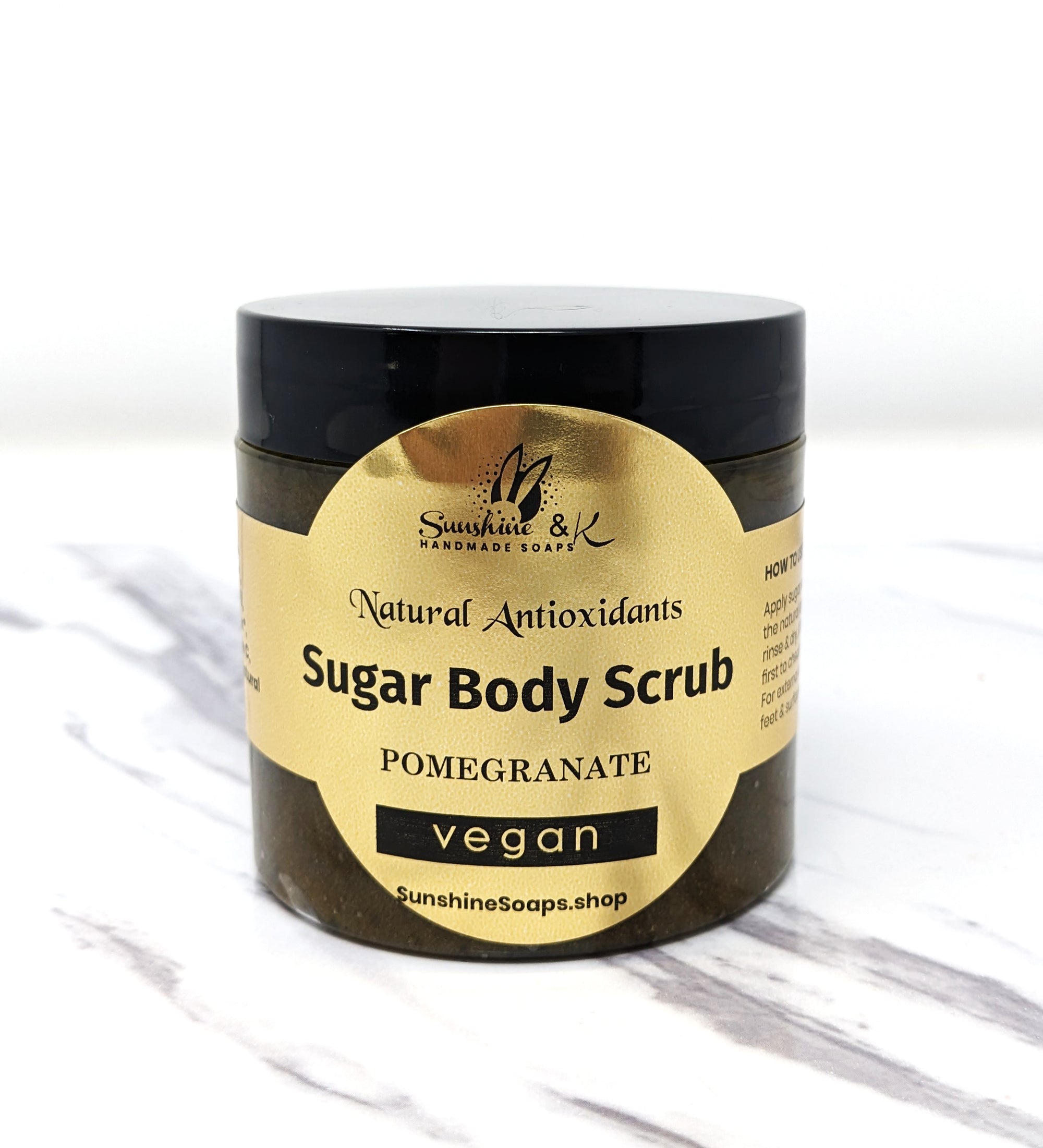 Radiant Serenity Body Sugar Scrub - Luxurious Exfoliation for Unveiling Your Skin's Elegance - Natural Anti-oxidants- 9 oz