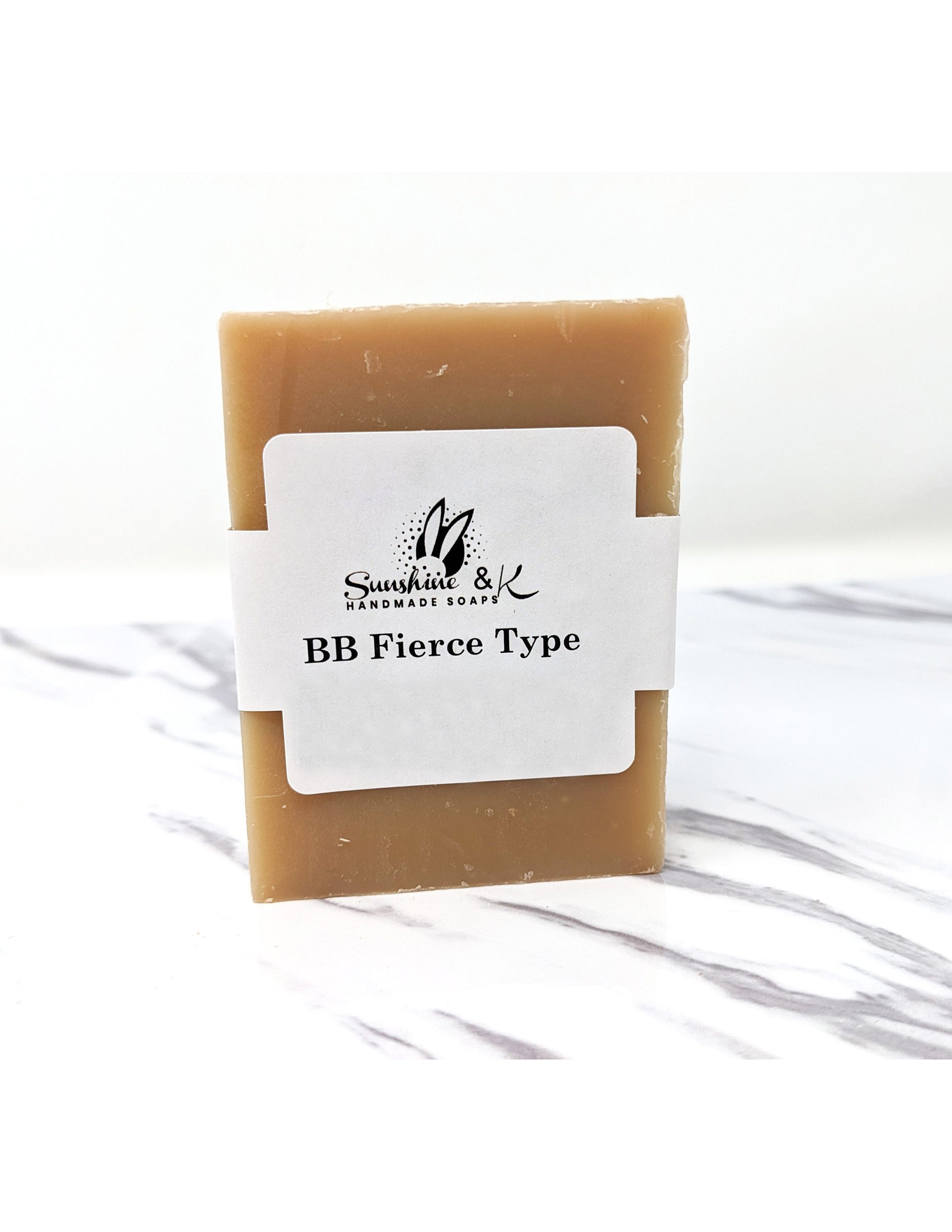 Bramble Berry’s Fierce Type - Body & Face Bar Soap, Handmade Bath Soap, Moisturizing Bar Soap With Beeswax, Rice Bran Oil, & Natural Base Oils, Natural Soap Bars, 5 oz, Sunshine & K Handmade Soaps - sunshine-handmade-soaps