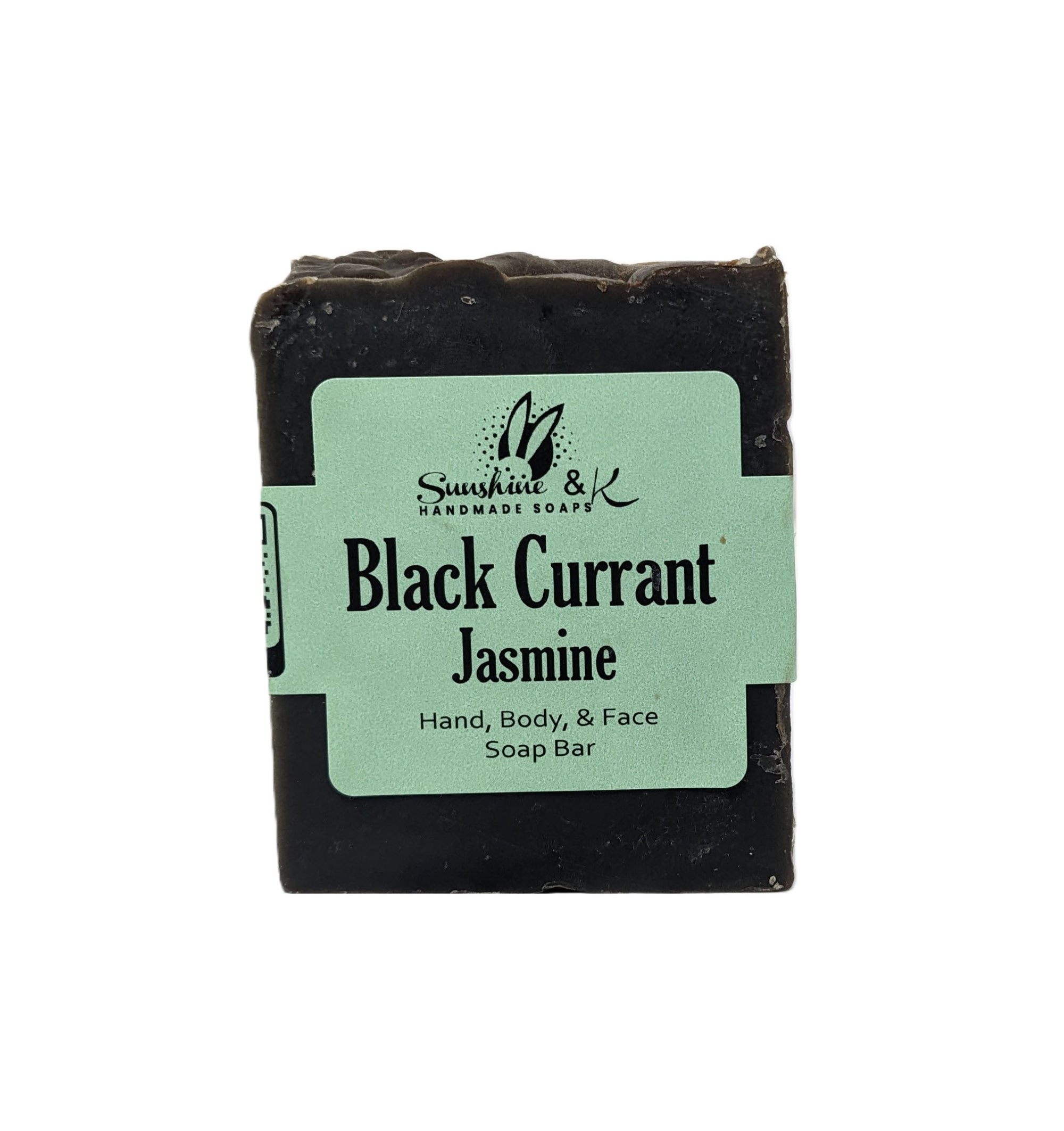 Black Currant Soap Bar with Activated Charcoal - Body & Face Bar Soap, Handmade Bath Soap, Moisturizing Bar Soap With Beeswax, Rice Bran Oil, & Natural Base Oils, Natural Soap Bars, 5 oz
