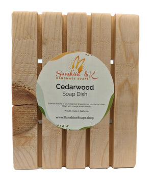 Cedarwood Soap Dish - Extends Your Soap Bar's Life