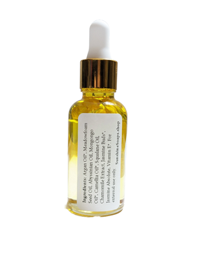 Tranquility in Every Drop: Luxurious Organic Body Oil with Jasmine Essential Oil, Vitamin E & Chamomile Extract, 1 oz