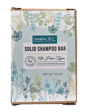 Shampoo Bar Rice Water – Natural Shampoo with Rice Water & Argan Oil for Most Hair Types